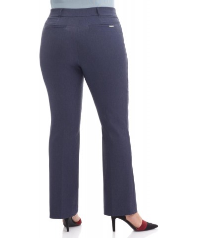 Curvy Woman Ease into Comfort Barely Bootcut Plus Size Pant (20W Short, Indigo) $23.65 Pants