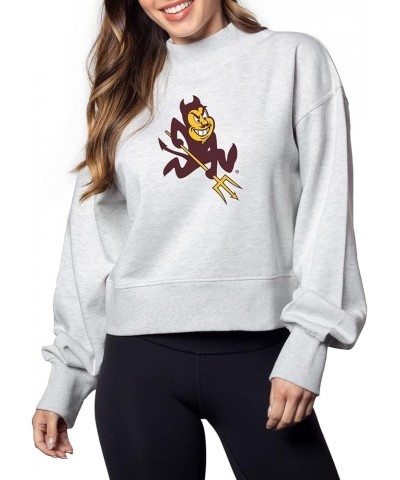 Women's Haily Sweatshirt Arizona State Sun Devils Ash Grey $20.32 Activewear