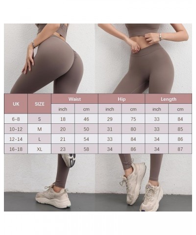 V-Back Gym Legging, V Back Scrunch Butt Lift Workout Leggings for Women, Sculpting V-Back Ruched Yoga Tights White $14.48 Act...