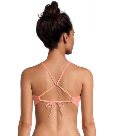 Women's Swimsuit Top Bikini Endurance Tie Back Demi Fusion Coral $24.60 Swimsuits