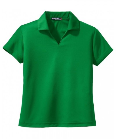 Women's Dri Mesh V Neck Polo Kelly Green $11.73 Shirts