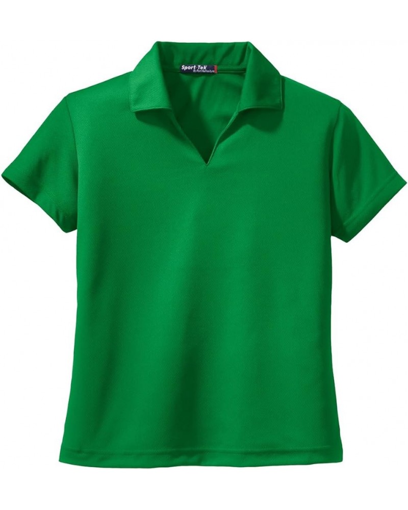 Women's Dri Mesh V Neck Polo Kelly Green $11.73 Shirts