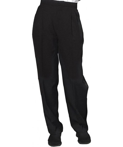 Women's Pleated Front Tuxedo Trouser Black $12.40 Pants