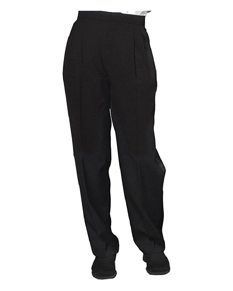 Women's Pleated Front Tuxedo Trouser Black $12.40 Pants