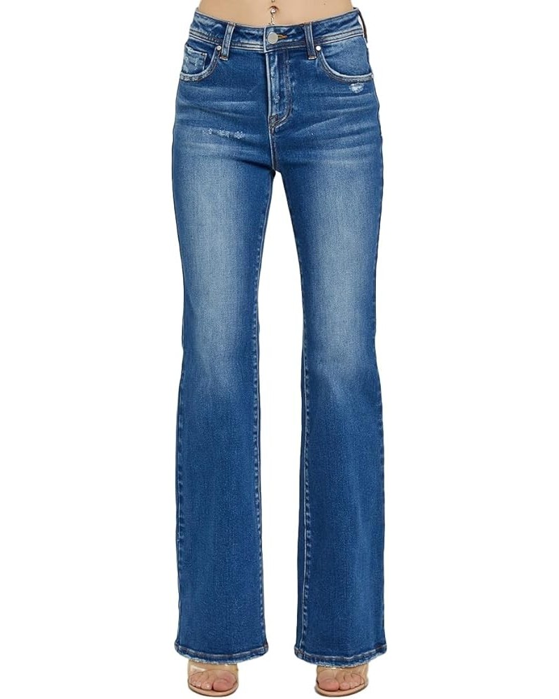 Risen Jean - Mid Rise Skinny Bootcut Jeans - RDP5523 Darkblue $37.58 Jeans