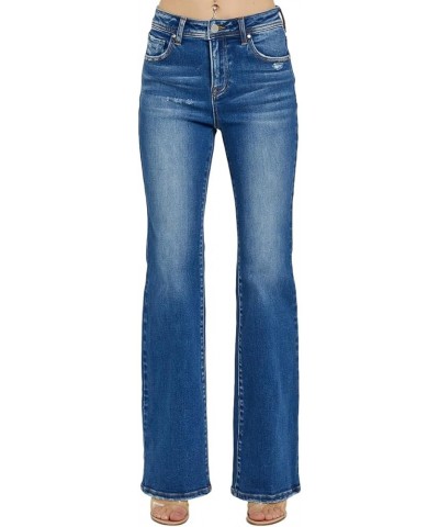 Risen Jean - Mid Rise Skinny Bootcut Jeans - RDP5523 Darkblue $37.58 Jeans