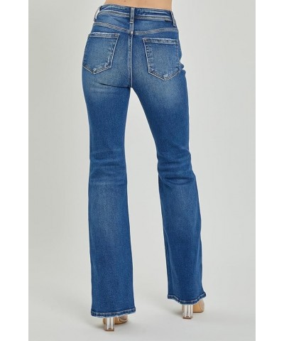 Risen Jean - Mid Rise Skinny Bootcut Jeans - RDP5523 Darkblue $37.58 Jeans