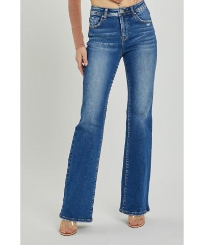 Risen Jean - Mid Rise Skinny Bootcut Jeans - RDP5523 Darkblue $37.58 Jeans