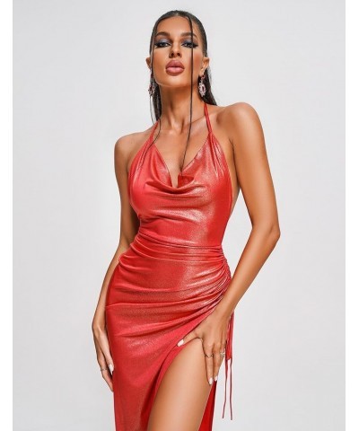 Sexy Two Piece Set for Women Corset Cocktail Dress Cut Out Party Dresses for Women 2023 Red $30.75 Bras