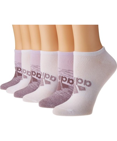 Women's Superlite Badge of Sport No Show Socks (6-pair) Legacy Purple - Purple Tint Marl/Legacy Purple/Purple Tint/White $11....