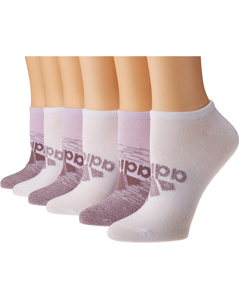 Women's Superlite Badge of Sport No Show Socks (6-pair) Legacy Purple - Purple Tint Marl/Legacy Purple/Purple Tint/White $11....