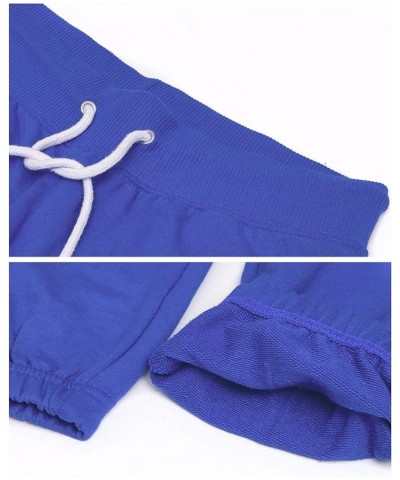 Essentials Womens Sweatpants Joggers - French Terry Sweatpants - Womens Loungewear Royal Blue1 $11.39 Activewear