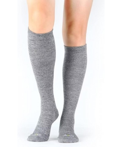 JAVIE 80% Merino Wool Ultra Soft 15-20mmHg Graduated Compression Socks for Women & Men Medium Grey Marl $30.59 Activewear