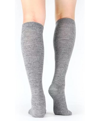 JAVIE 80% Merino Wool Ultra Soft 15-20mmHg Graduated Compression Socks for Women & Men Medium Grey Marl $30.59 Activewear