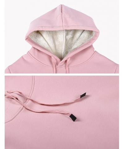 Women's Winter Hoodies Pullover Sherpa Fleece Warm Heavyweight Sweatshirt Z4 Pink $18.90 Jackets