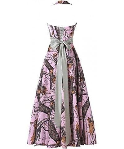 Women's Camouflage Prom Satin Wedding Bridal Dress E-grap $32.40 Dresses