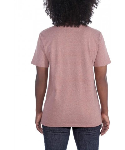 Women's Loose Fit Heavyweight Short-Sleeve Pocket T-Shirt Closeout Burlwood Heather $11.99 Tops