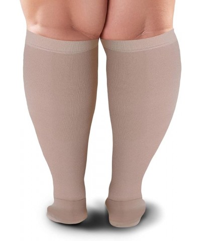 Knee High Compression Socks 15-20 mmHg XX-Large Beige $8.80 Activewear