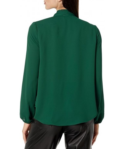 Women's L/S Bow Blouse Evergreen $12.72 Blouses