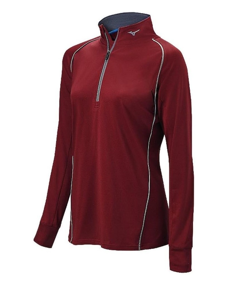 Women's Comp Half Zip Batting Jacket XX-Large Maroon $8.90 Others