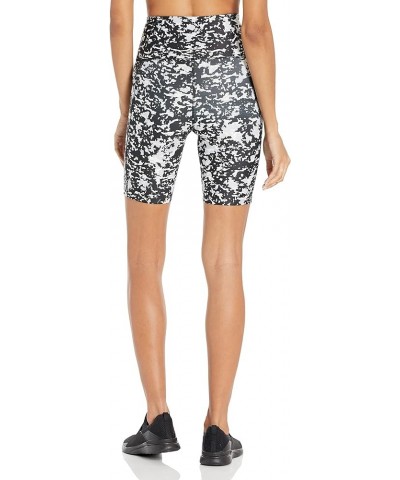 Women's Active Bike Shorts Black/White/All Over Print $8.63 Activewear