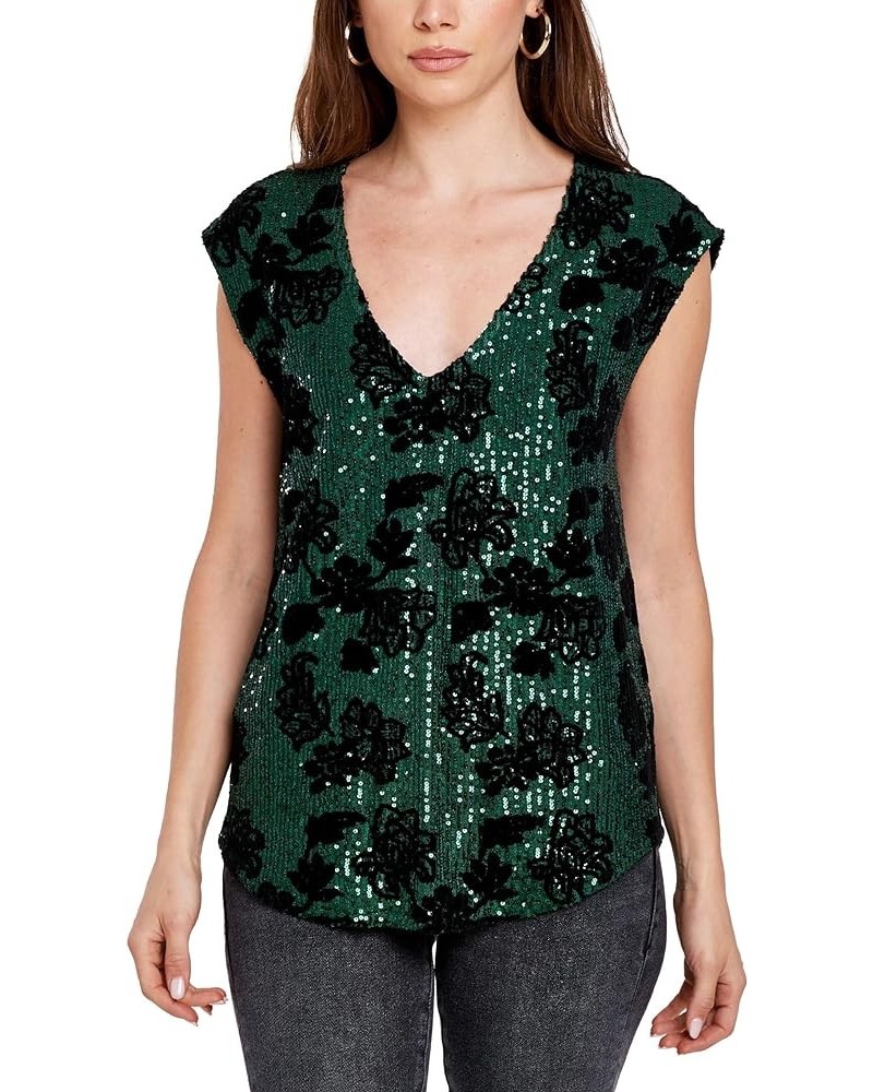 Women's Yanis Tops Sparkling Lilly Sequin $25.97 Others