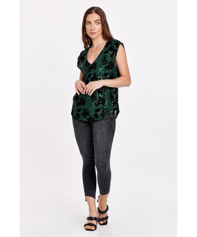 Women's Yanis Tops Sparkling Lilly Sequin $25.97 Others