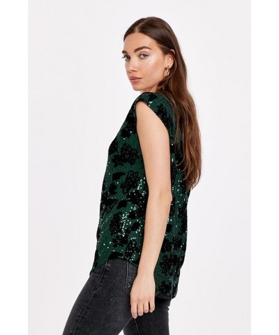 Women's Yanis Tops Sparkling Lilly Sequin $25.97 Others