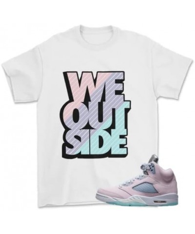 Shirt for Jordan 5 Retro Easter Regal Pink 2022 White Outside $11.75 T-Shirts