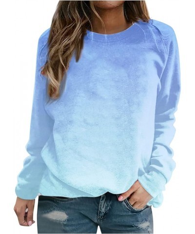 Cropped Hoodie, Womens 2023 Crewneck Long Sleeve Casual Lightweight Pullover Sweatshirts Hoodies 4-light Blue $7.60 Hoodies &...