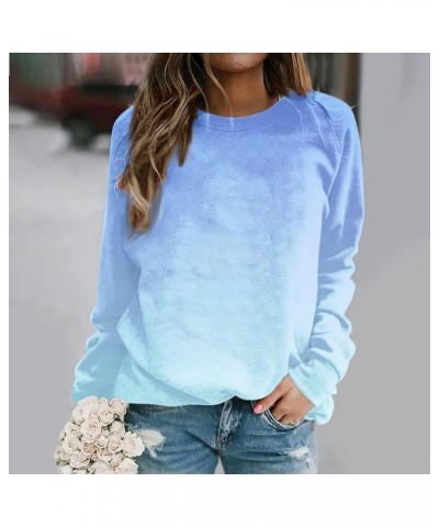 Cropped Hoodie, Womens 2023 Crewneck Long Sleeve Casual Lightweight Pullover Sweatshirts Hoodies 4-light Blue $7.60 Hoodies &...