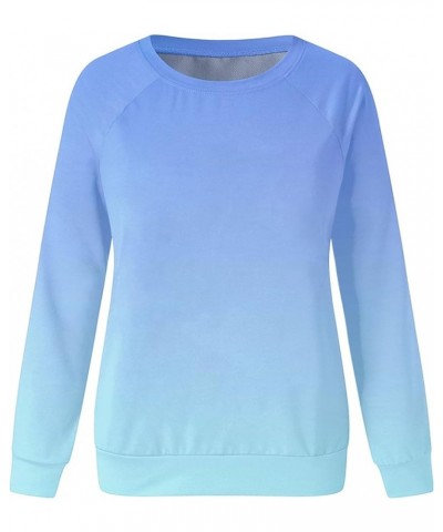 Cropped Hoodie, Womens 2023 Crewneck Long Sleeve Casual Lightweight Pullover Sweatshirts Hoodies 4-light Blue $7.60 Hoodies &...