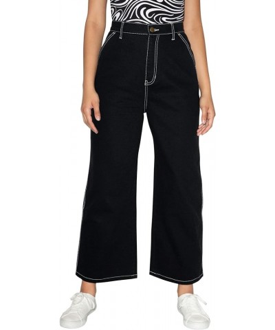 Women's Crop Carpenter Jean Black $13.99 Jeans