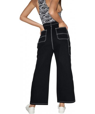 Women's Crop Carpenter Jean Black $13.99 Jeans