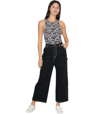 Women's Crop Carpenter Jean Black $13.99 Jeans