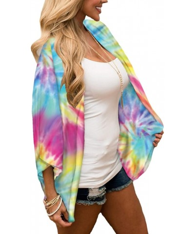 Women's Cardigan-Sheer Kimono Loose Summer Floral Print Cover Ups Type 40 $13.88 Swimsuits