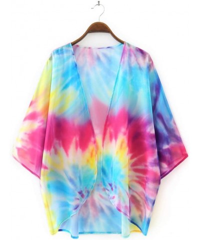 Women's Cardigan-Sheer Kimono Loose Summer Floral Print Cover Ups Type 40 $13.88 Swimsuits