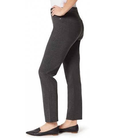 Women's Amanda Ponte High Rise Knit Pant Heather Grey $19.11 Pants