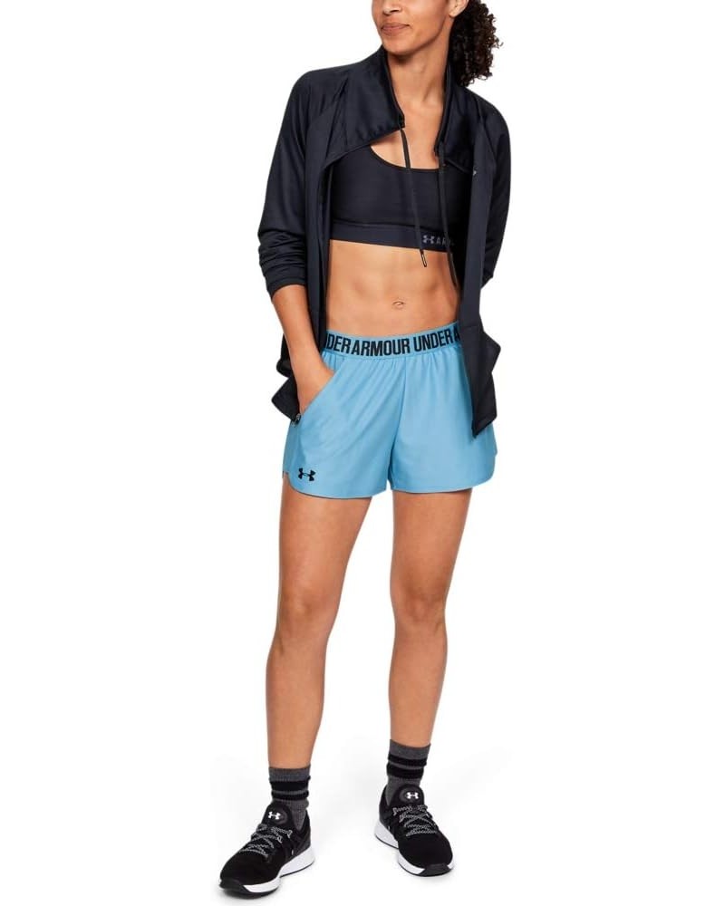 Women's UA Play Up 2.0 Shorts Mobile Blue//Black $14.35 Activewear