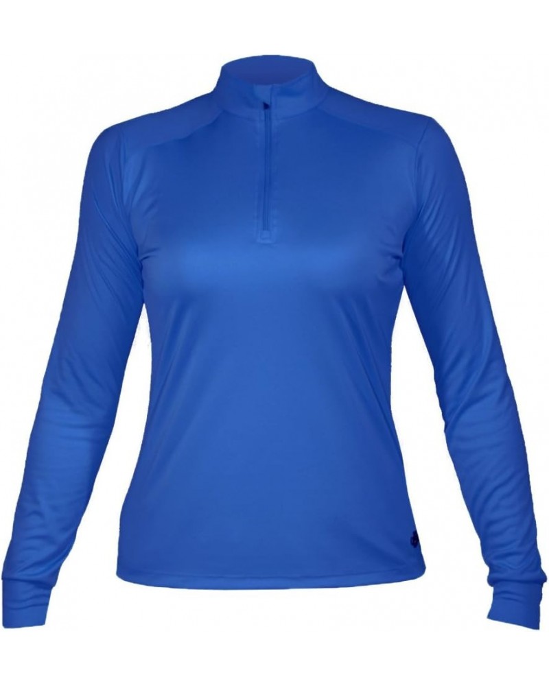 Women's Peach Zip-T Base Layer Top Blueberry $23.10 T-Shirts