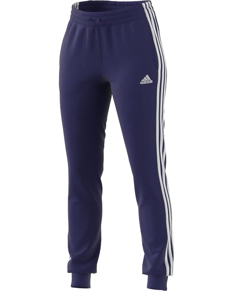 Women's Essentials Single Jersey 3-Stripes Pants Legacy Indigo/White $17.40 Pants