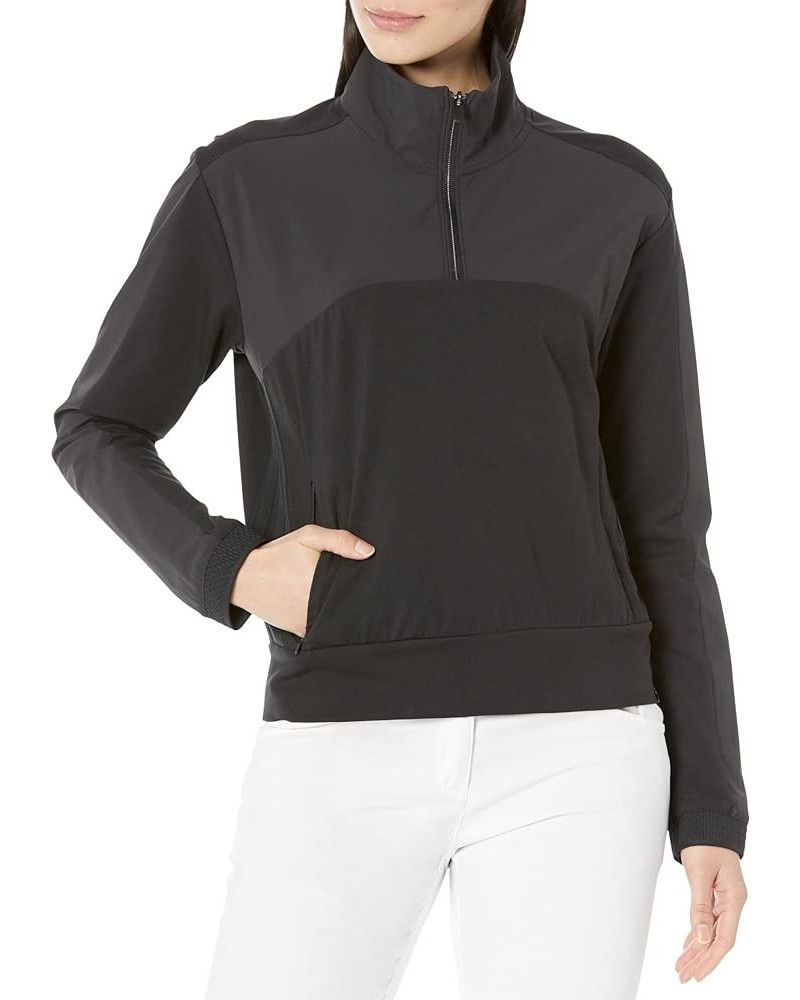 Women's Ultimate365 Tour Quarter Zip Pullover Black $33.27 Activewear