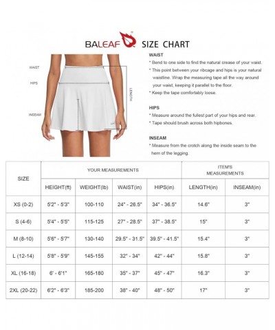 Women's Pleated Tennis Skirts Skorts for Woman Golf Skirts with Pockets Athletic Running Workout Sports White $19.78 Skorts