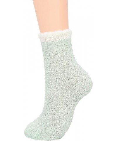 Womens Fuzzy Socks Winter Warm Fluffy Socks Athletic Outdoor Sports Socks 7 Pack Candy Pink With Grips $7.64 Socks