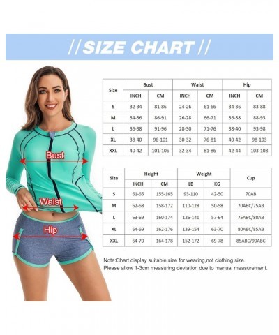 Women's Two Piece Rash Guard UPF 50+ UV Sun Protection Swimsuit Floral Printed Surfing Bathing Suit S-XXL Color19 $25.79 Sets