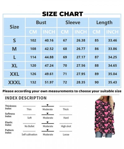 Womens Tops Business Casual Shirts Long Sleeve Blouses Tunic Graphic Print Womens Crewneck Sweatshirt Fall Outfits D320-light...