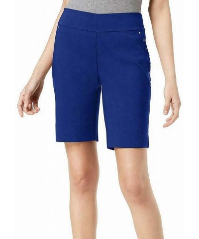 International Concepts Stud-Trim Bermuda Shorts Bright Blue $23.02 Shorts