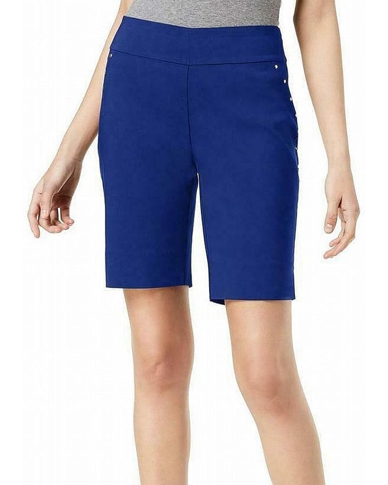 International Concepts Stud-Trim Bermuda Shorts Bright Blue $23.02 Shorts