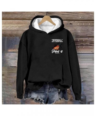 Just a Girl Who Loves Horses Hoodies for Women Long Sleeve Hooded Sweatshirts Loose Fit Casual Pullover Tops Ladies Clothes 4...