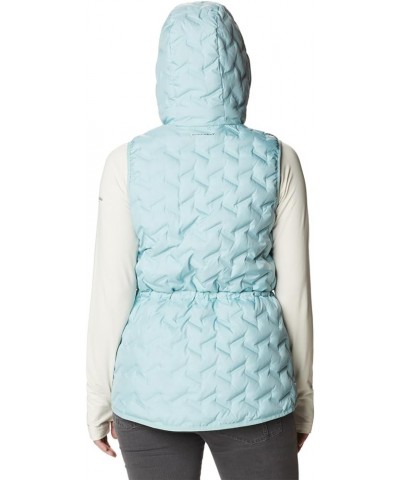 Women's Delta Ridge Hooded Vest Aqua Haze $33.37 Socks